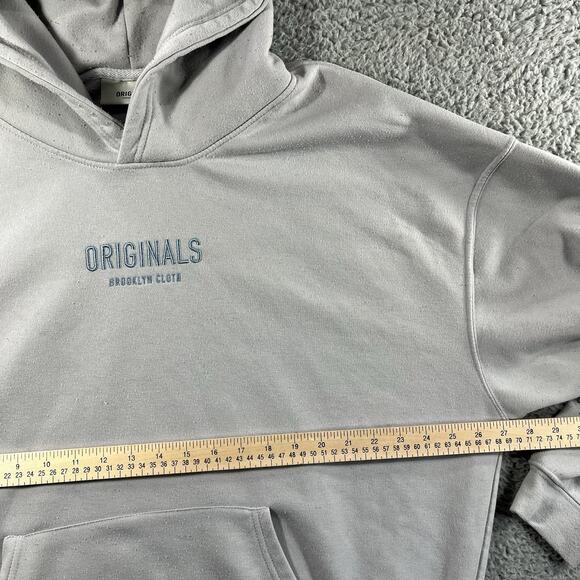 Originals Brooklyn Cloth Hoodie Mens Large Pullover Long Sleeve Sweatshirt Hood - Picture 7 of 11